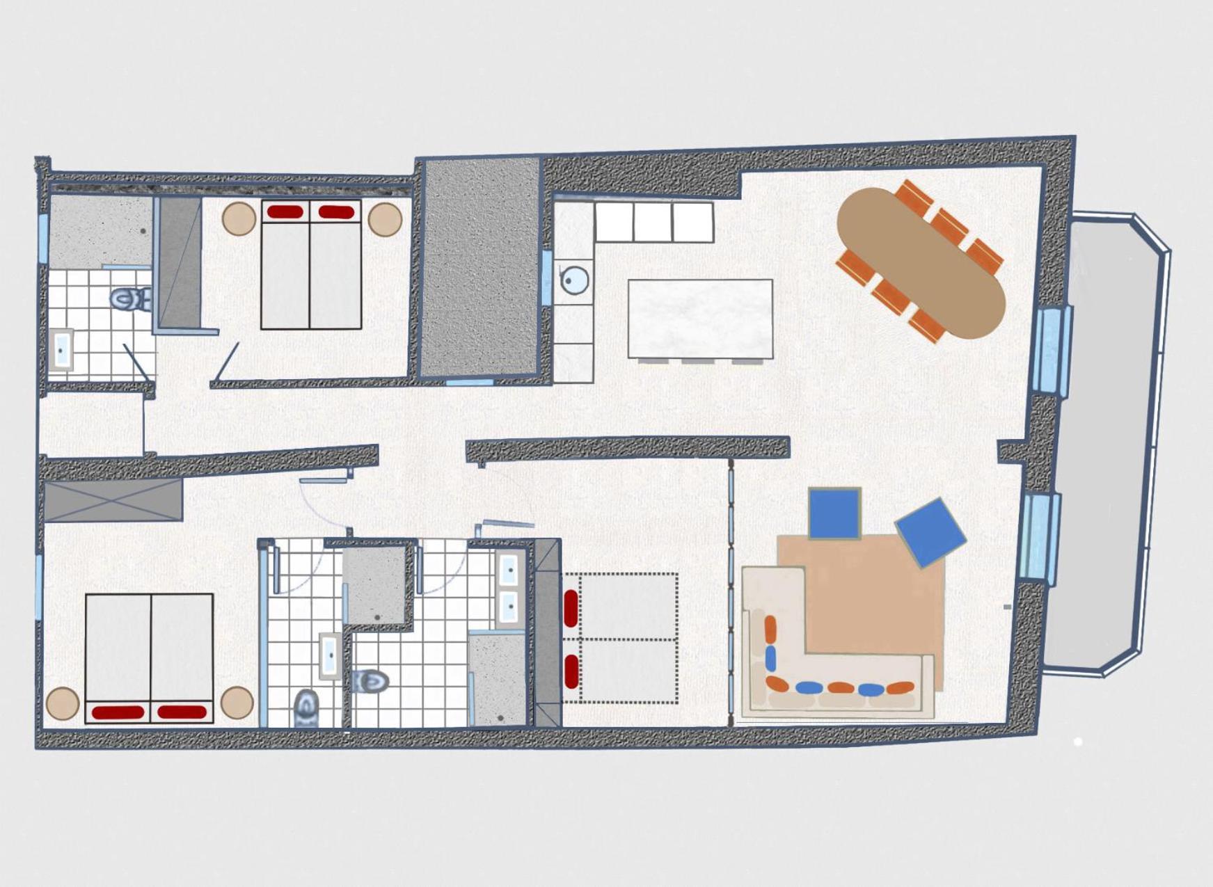 Apartament Colon Bcn 130 Mts 3 Dormitorios Port Vell Barcellona Esterno foto